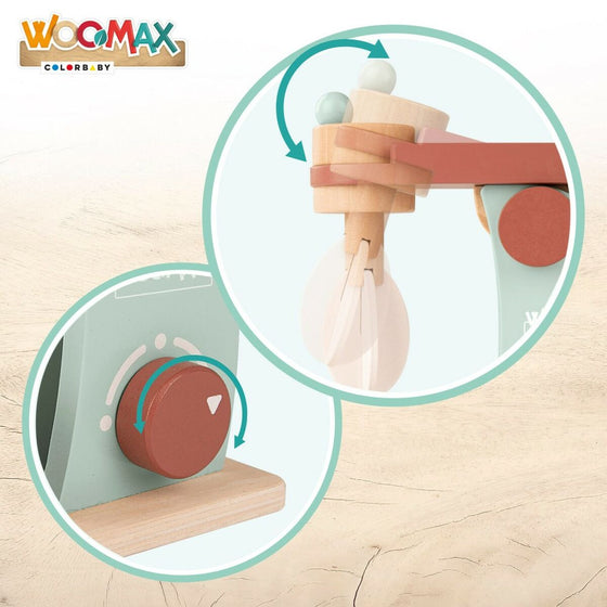 Mixeur en jouet Woomax 10 x 18 x 17 cm (6 Unités)