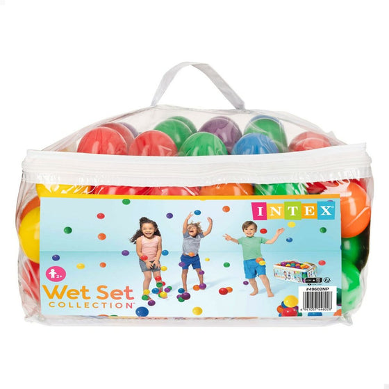 Balles Intex FUN BALLZ 100 Pièces 6,5 x 6,5 x 6,5 cm (6 Unités)