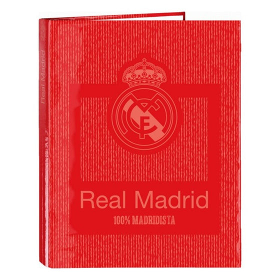Reliure à anneaux Real Madrid C.F. A4 (26.5 x 33 x 4 cm)
